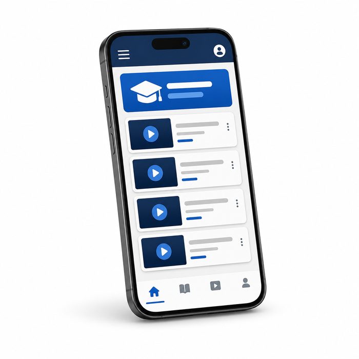 Portal das Aulas no celular